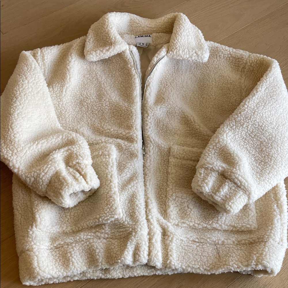 I.AM.GIA Women Cream Sherpa Jacket